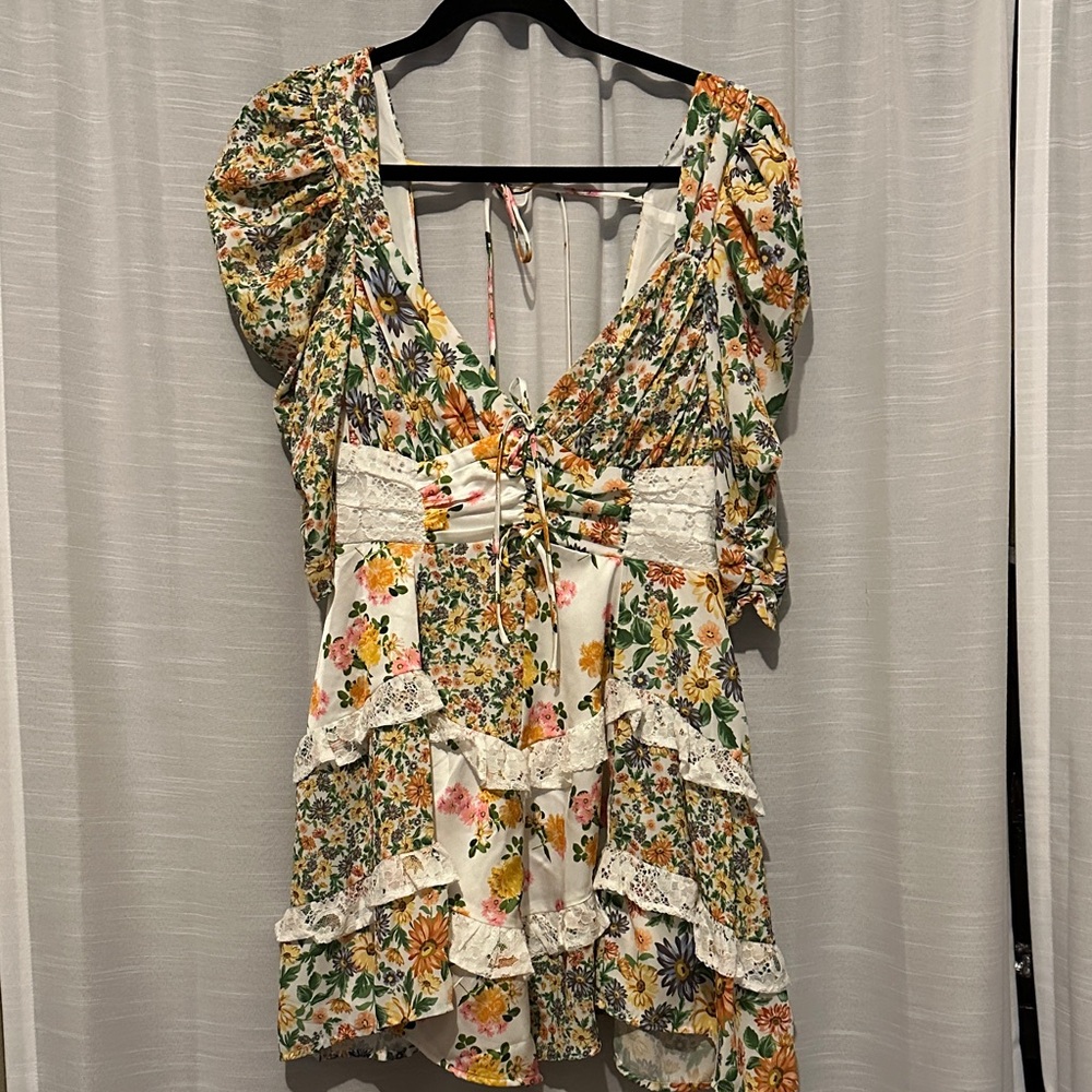 For Love And Lemons Rosalyn Mini Dress